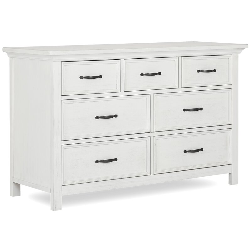 evolur belmar double dresser rustic grey