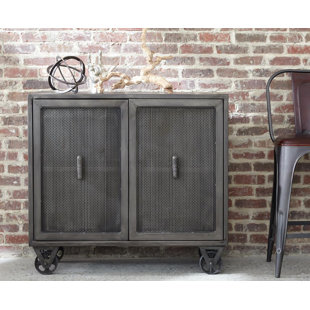 Metal Accent Chests Cabinets Birch Lane Hyde On Tour 2 Door Accent Cabinet