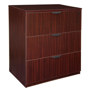 Linh Stand Up 3-Drawer Lateral Filing Cabinet by Latitude Run