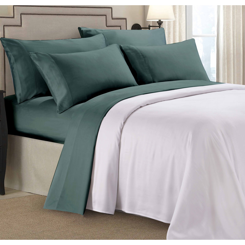 Bedding Paarizaat Rayon From Bamboo 300 Thread Count Solid Color Sheet Set