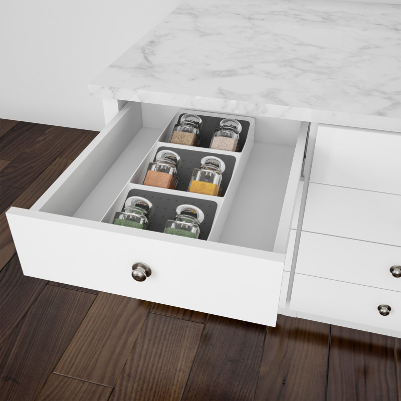 Rebrilliant Giovani 15 25 H X 5 75 W Spice Drawer Organizer