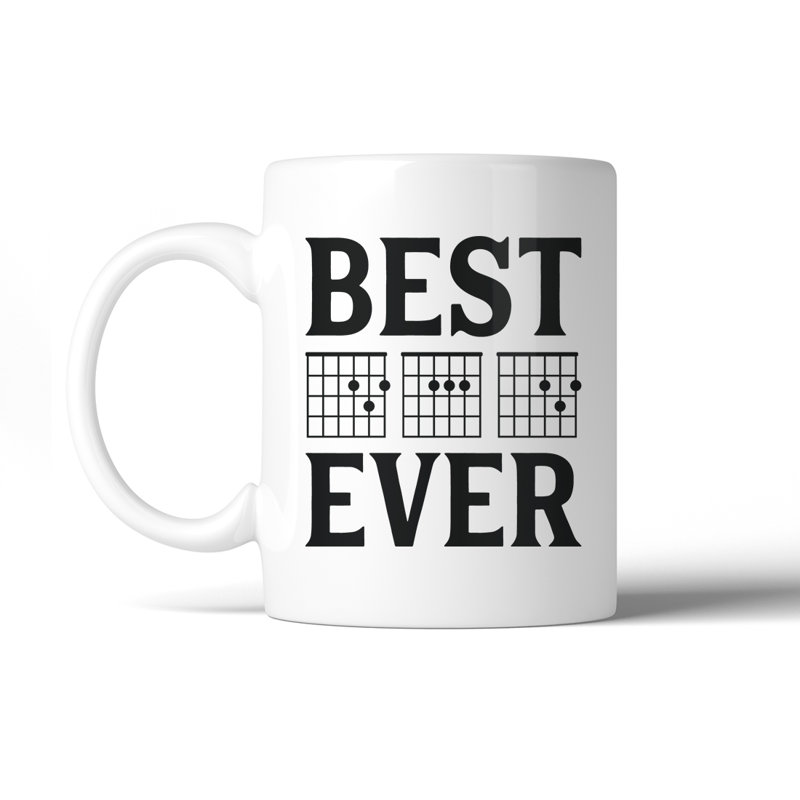 Winston Porter Rison Best Dad Ever Guitar Chord Coffee Mug Wayfair Ca
