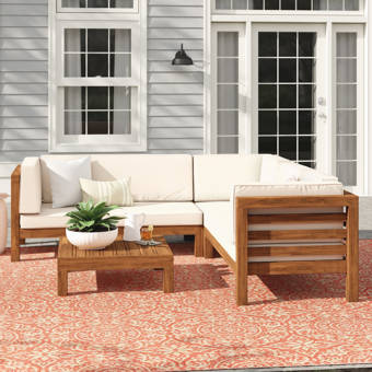 Fairfield 6 Piece Sectional Seating Group With Cushions Birch Lane