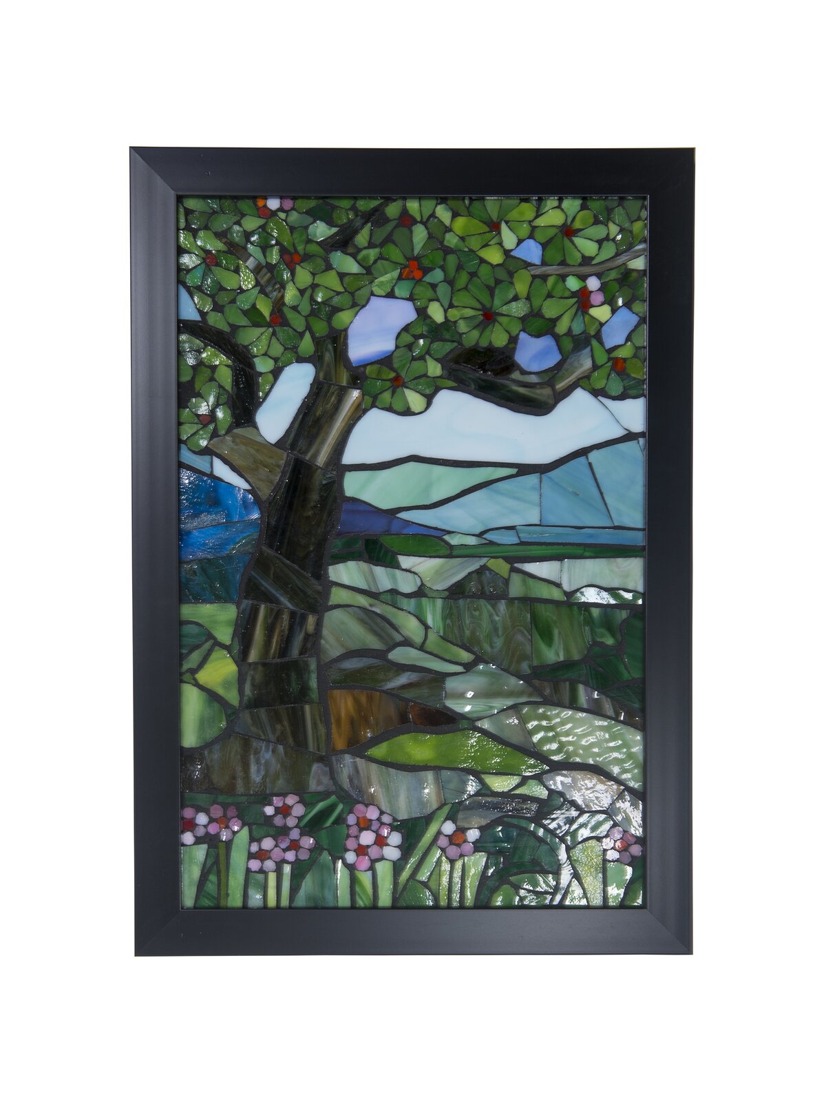 Stained Glass Wall Art - View Mt Mansfield Art Glass Wall Décor