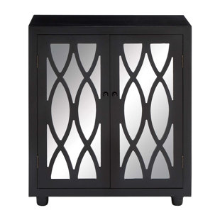 Go to store & view more images 2 Door Wood Mirror Accent Cabinet by Cole & Grey