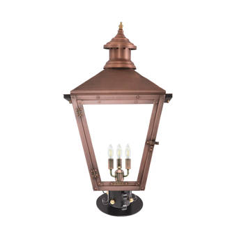 Primo Lanterns Orleans Aged Copper 27 H Hardwired Lantern Head Wayfair