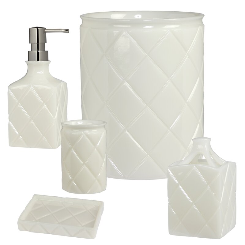 Ophelia Co David 5 Piece Bathroom Accessory Set Wayfair