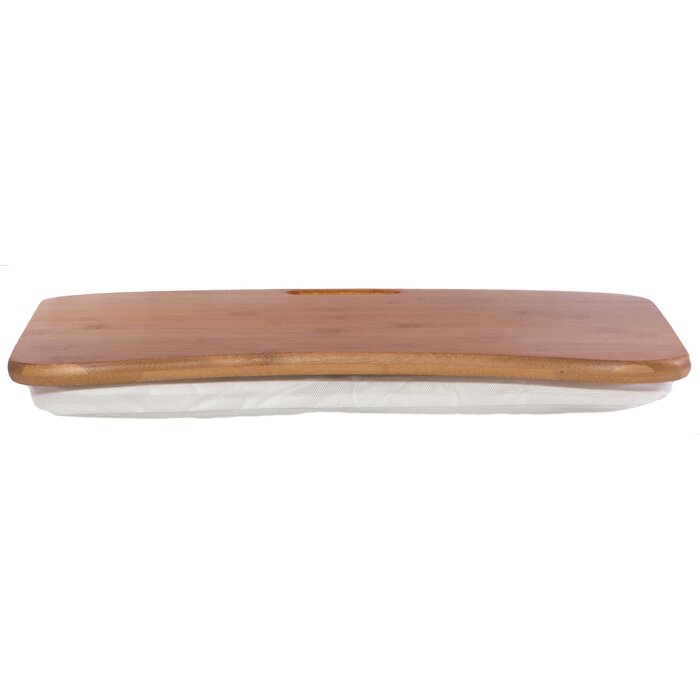 Trademark Innovations Bamboo Lap Desk With Removable Cushion