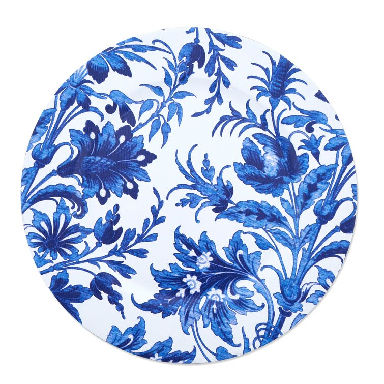 Charlton Home® Araceli Floral Charger & Reviews | Wayfair