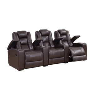 Midway Home Theater Leather Recliner b..