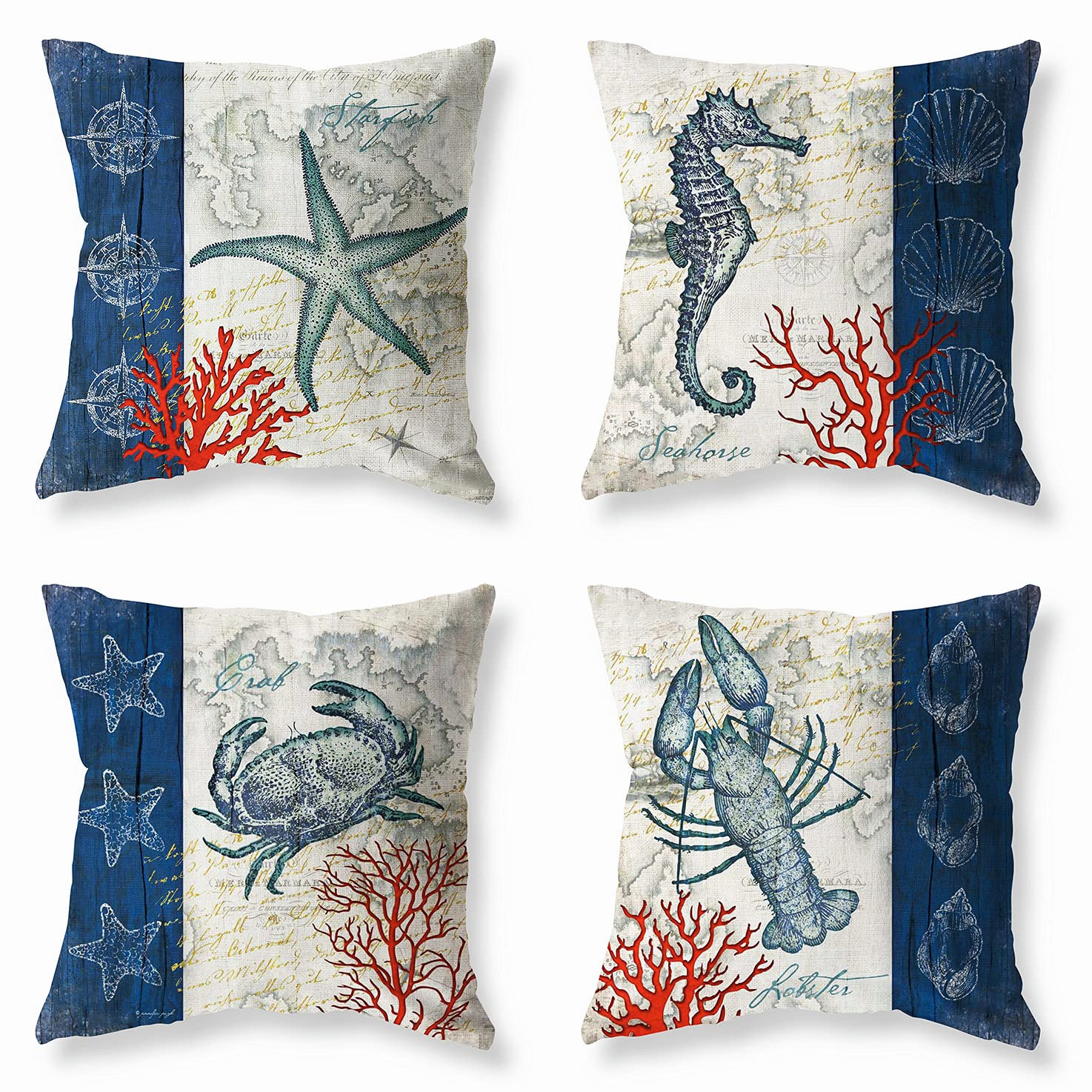 Cotton Linen Square Pillow Cases Throw Pillow Home Decor Sofa Car Cushion Cover