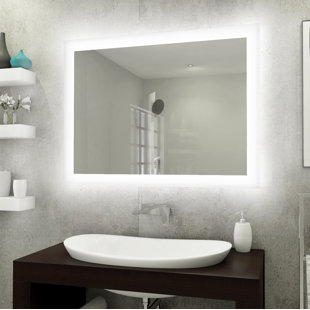 Backlit Bathroom Mirror Led Wayfair Backlit Bathroom Mirror Led Wayfair