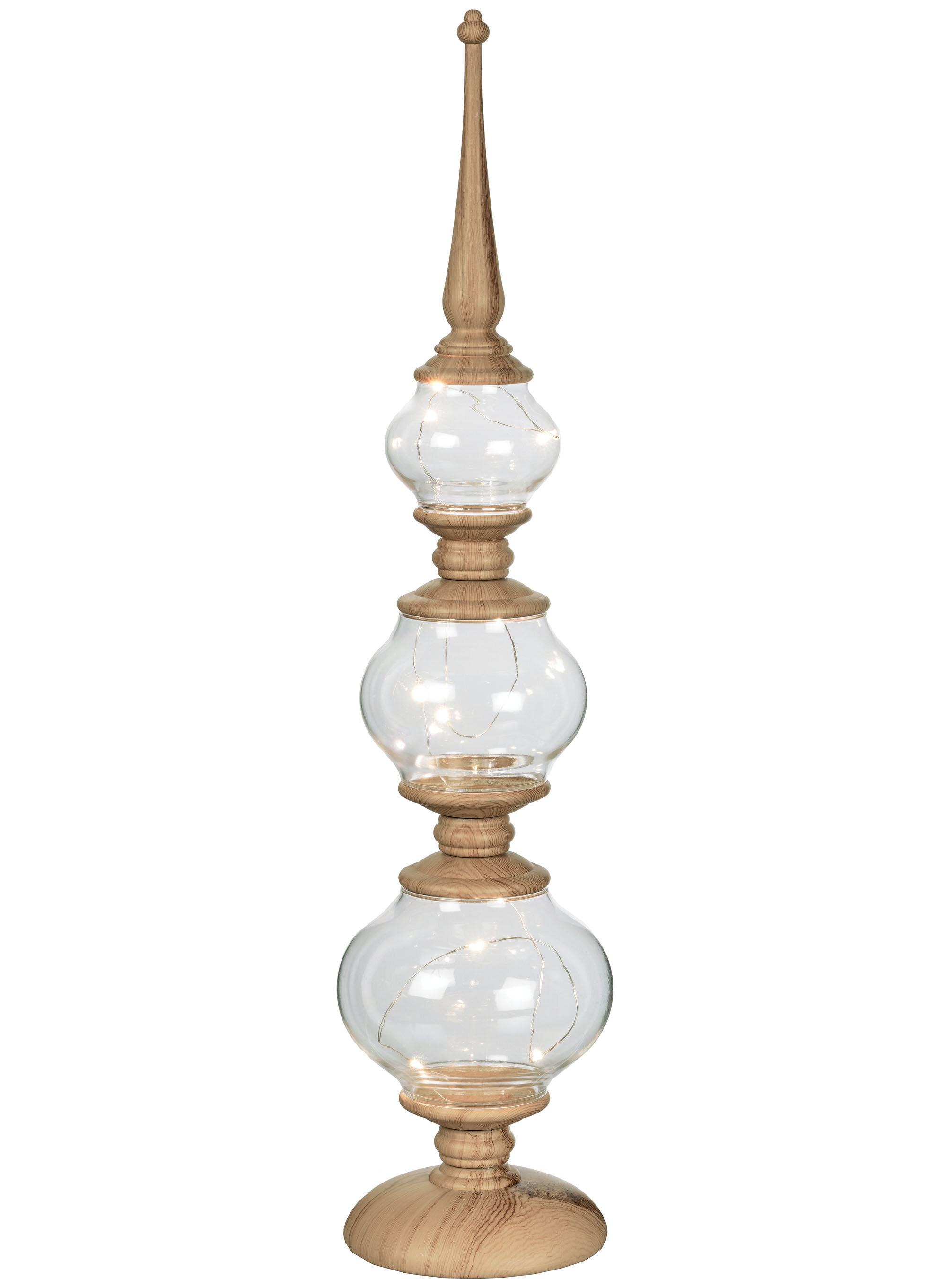 Ophelia Co Dalewood Lighted Tabletop Finial Sculpture Wayfair