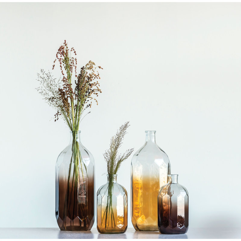 Bungalow Rose Iser Small Decorative Glass Decorative Bottles Wayfair