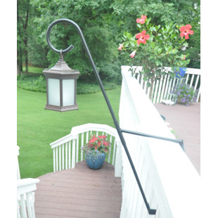 Best Solar Lanter Frosted Glass with Curl Top 1 Light LED Deck Step or Rail Light By Starlite Garden and Patio Torche Co. Outdoor Lighting Solar Lanter Frosted Glass with Curl Top 1 Light LED Deck Step or Rail Light By Starlite Garden and Patio Torche Co. Outdoor Lighting