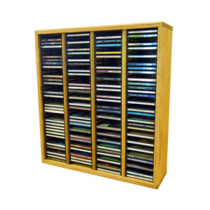 Multimedia Storage Rack by Wood Shed