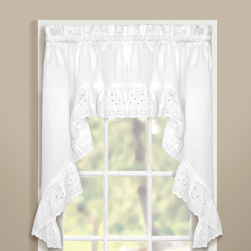 Lark Manor Southwood Rod Pocket Swag 38 Curtain Valance Reviews