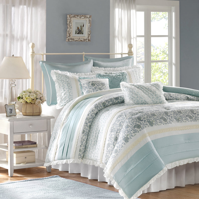 Ophelia Co Hailee 180 Thread Count 100 Cotton Reversible