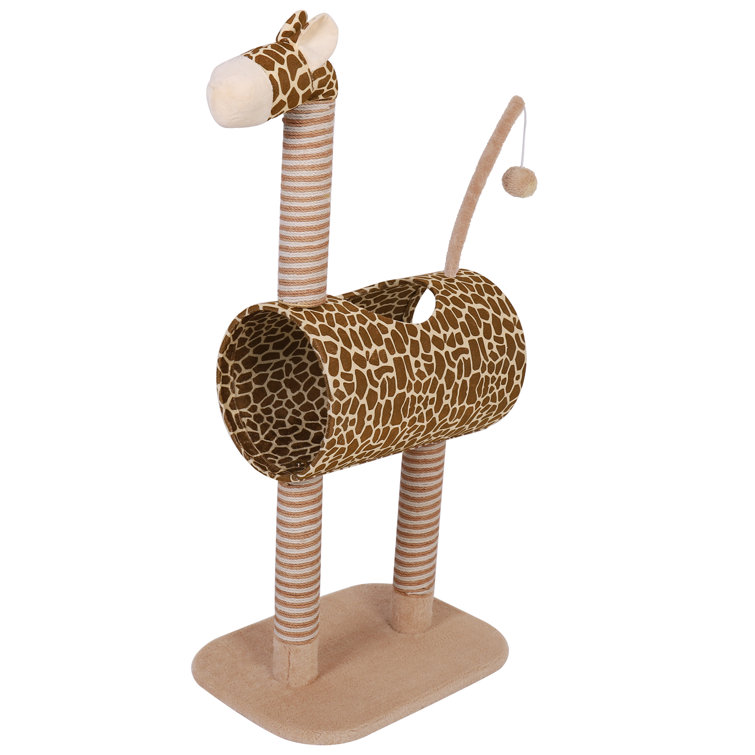 Tucker Murphy Pet Giraffe Cat Tree Condo Climbing Tower Scratching Post Kitty Play Activity Center Wayfair