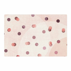 Iris Lehnhardt Dotty Coral Pink Area Rug