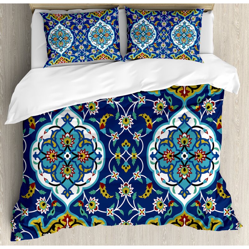Ambesonne Moroccan Authentic Oriental Duvet Cover Set Wayfair