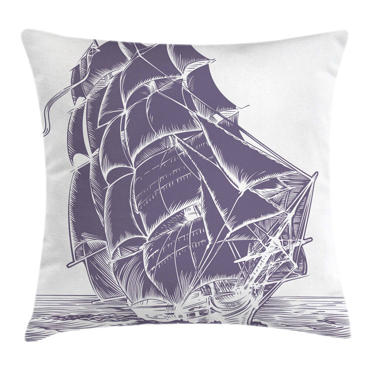 navy rectangle pillow