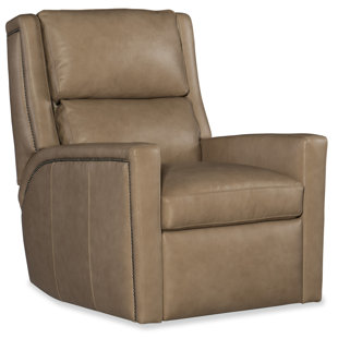 Norman Leather Power Wall Hugger Recliner With Articulating Headrest by Bradington-Young Find