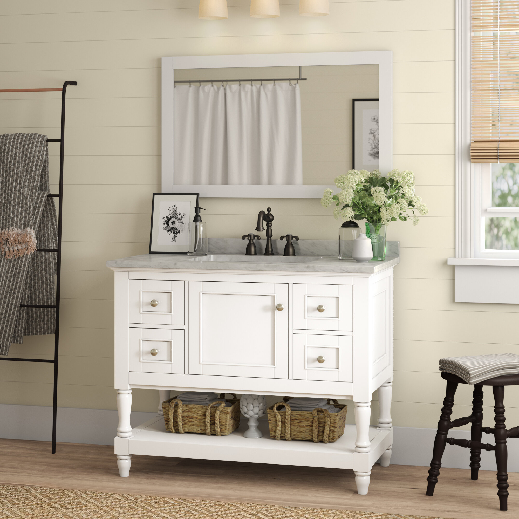 Birch Lane Cape Cod 42 Single Bathroom Vanity Set Reviews