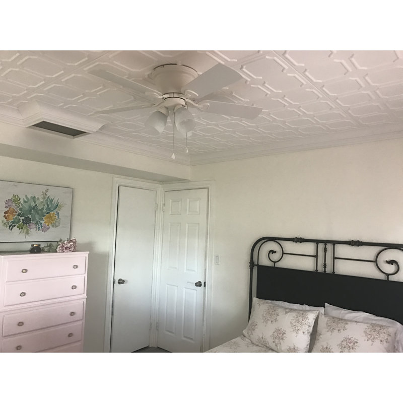 A La Maison Ceilings Boston 1 6 Ft X 1 6 Ft Glue Up Ceiling Tile