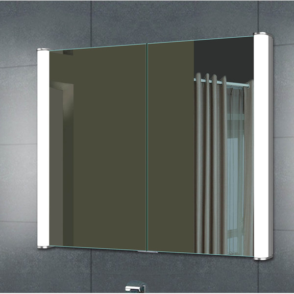 Orren Ellis Aldgate 28" x 27.63" Recessed Medicine Cabinet ...
