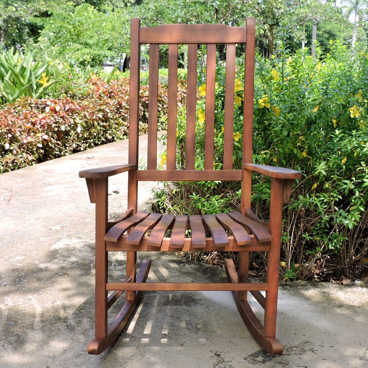 merry products traditional rocking chair