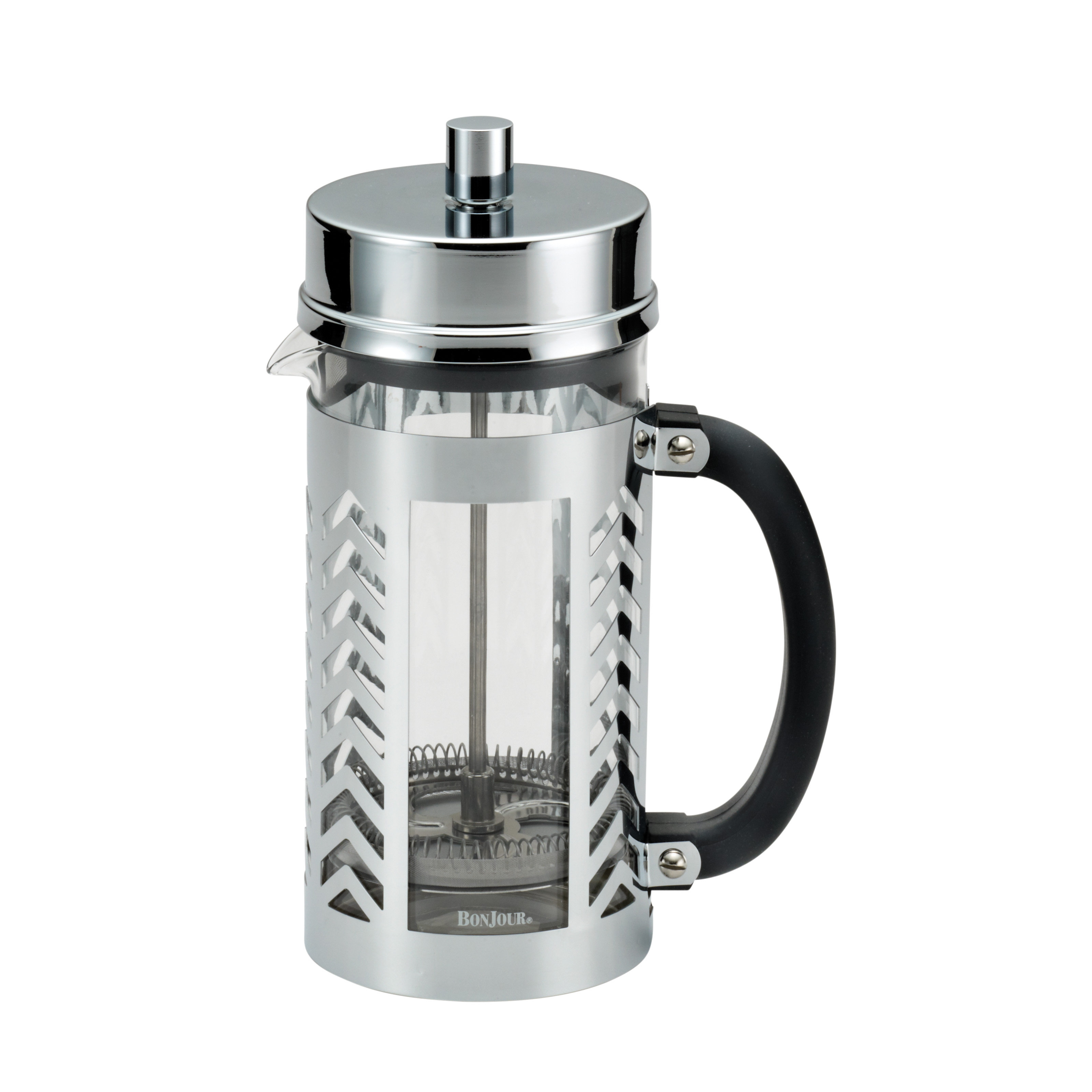 BonJour Coffee 8-Cup Maximus French Press Stainless Steel