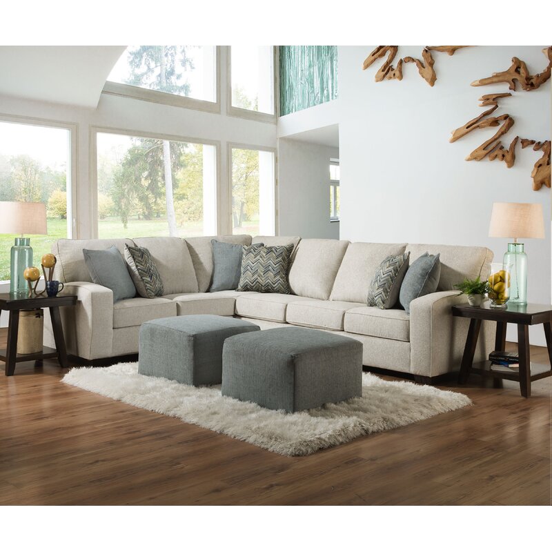 Alcott Hill® Henton Left Hand Facing Sectional & Reviews | Wayfair