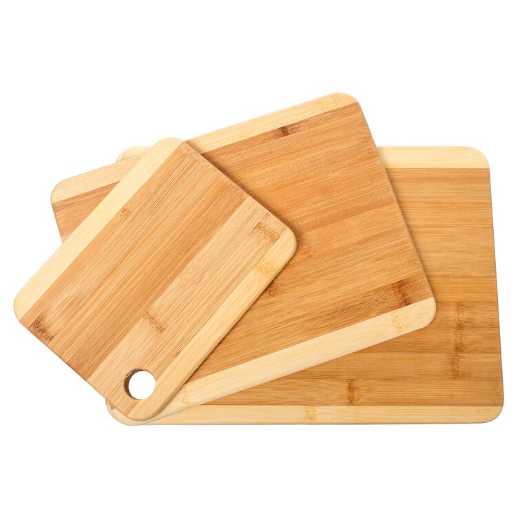 Naturally Antibacterial ♻ Purple Leaf Bamboo Cutting board set ♻ 1cm thick Eco-friendly Kitchen Cutting boards Made from Sustainable material Light-weight chopping board set 