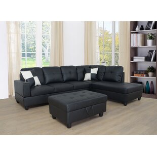 Wellington Living Room Sectional With Ottoman By Ebern Designs