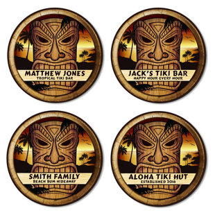 170235 Tiki Fantastic Outdoor Bar Hawaii Cocktail Display LED Light Sign 