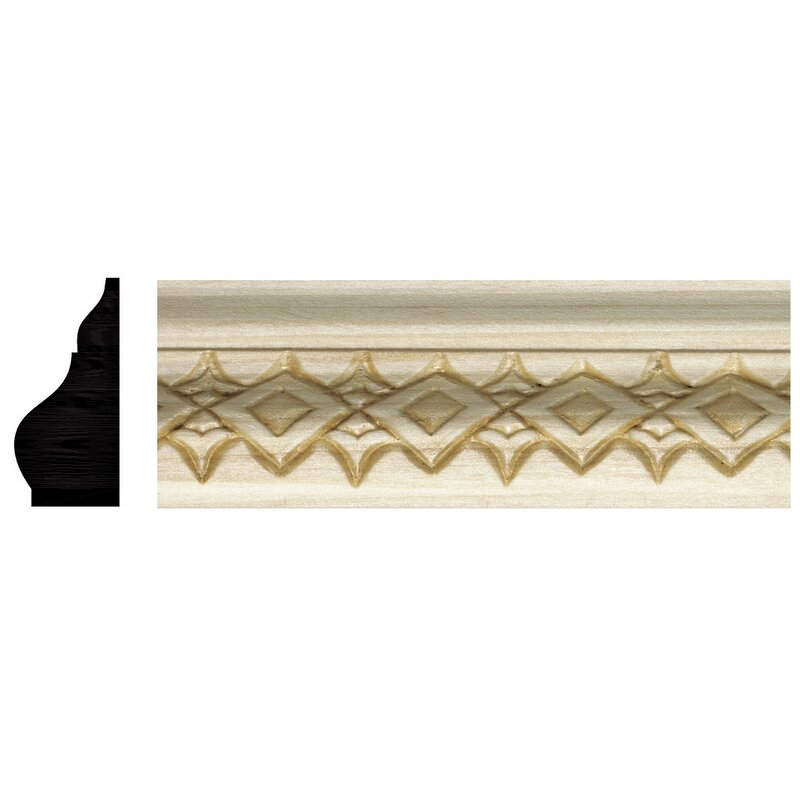 Ornamental Mouldings Wood 0 5 Thick X 0 75 Wide 96 Length Wall