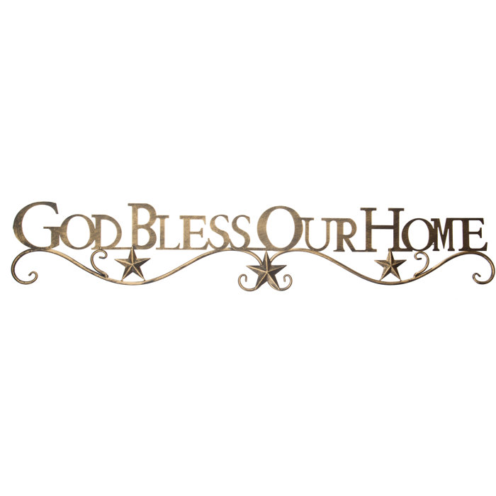 Winston Porter God Bless Our Home Wall Decor Reviews Wayfair