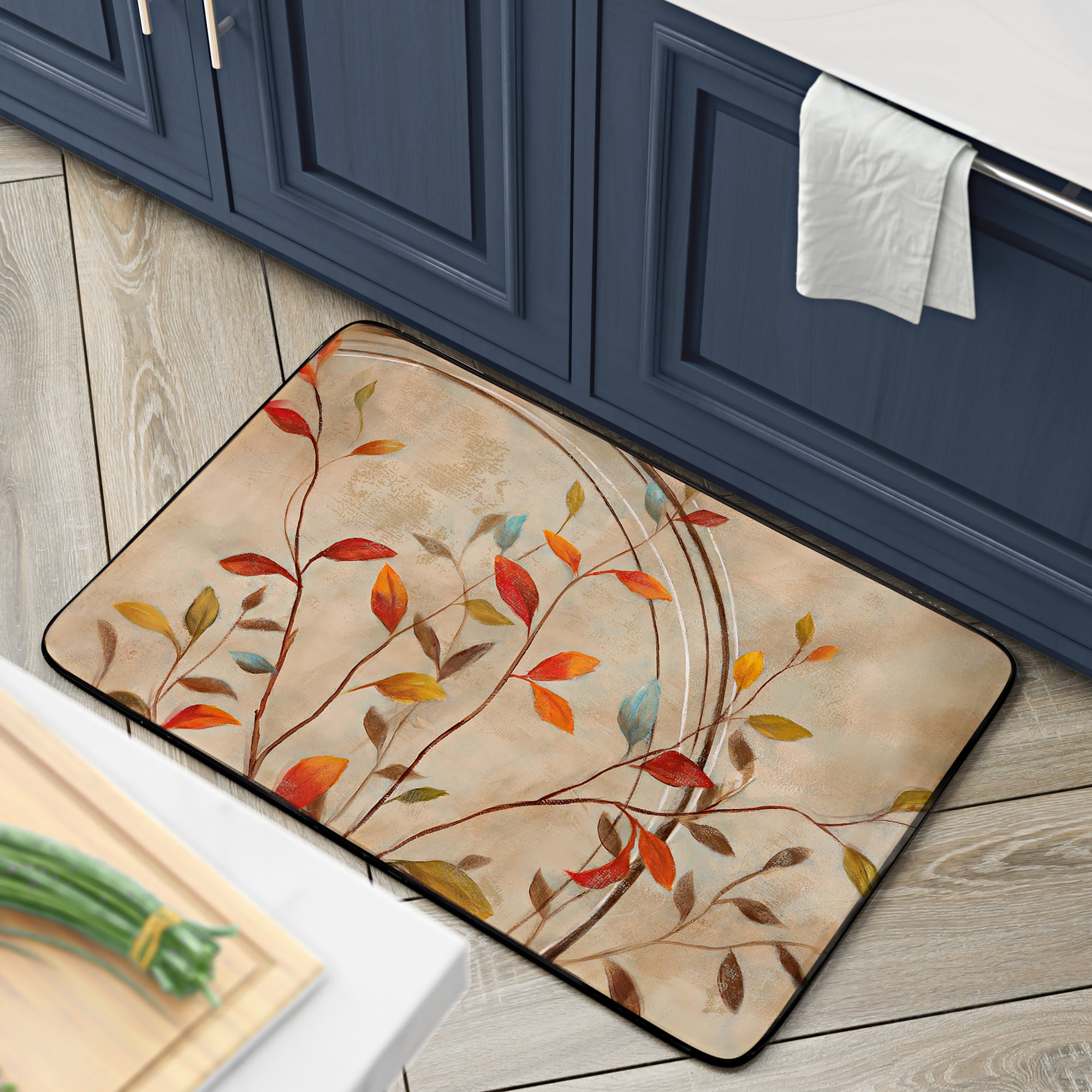 Red Barrel Studio Chilton Autumns Delight Iii Oversized Anti Fatigue Kitchen Mat Reviews Wayfair