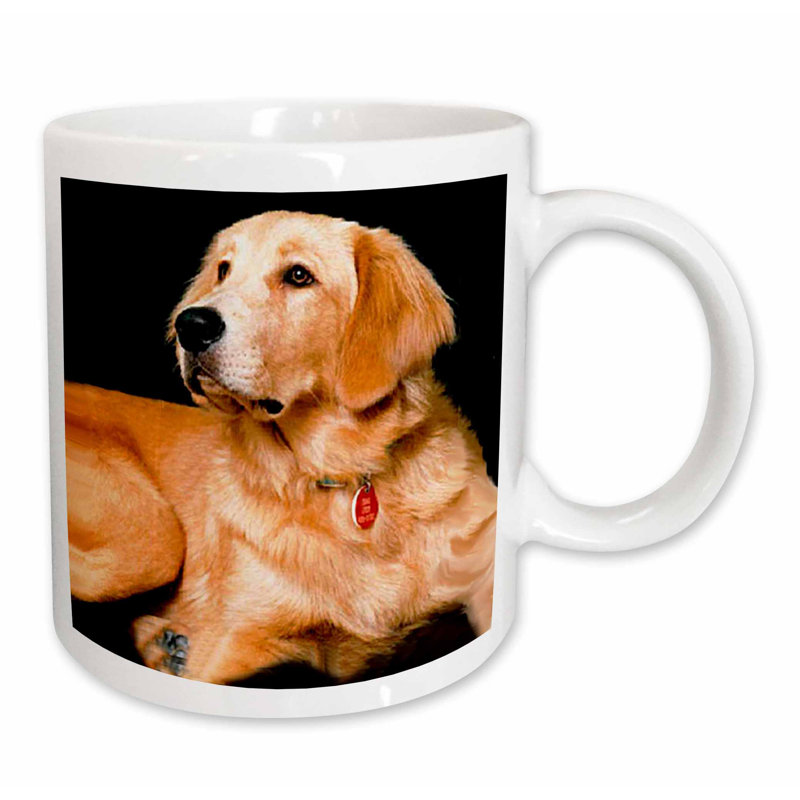 golden retriever coffee mug