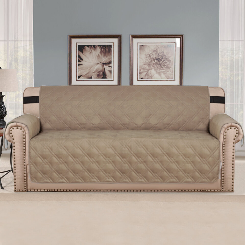Love Seat Protector Water Resistant Brown Sofa 