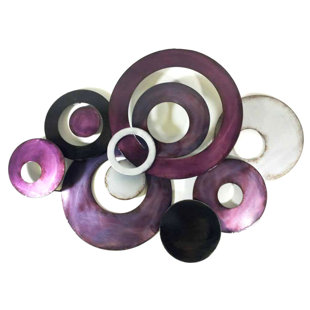 Purple Metal Wall Décor You Ll Love Wayfair Co Uk Quickview