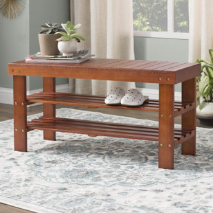Go to store & view more images Andover Mills Theiss Wood Storage Bench