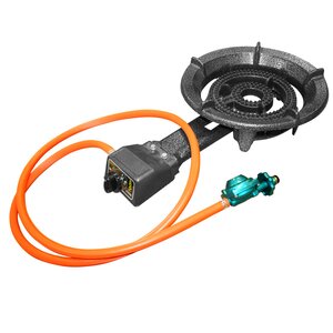 Propane Burner with Regulator and Hose