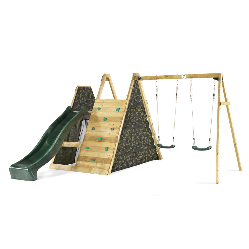 plum garden swing set
