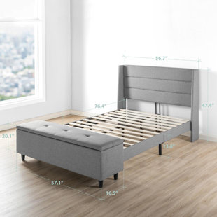 Minatare Upholstered Storage Platform Bed