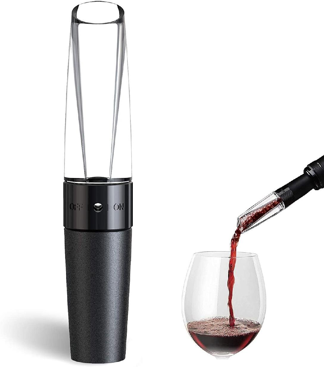 Wine Aerator Pour Spout Acrylic Decanter Pourer Bottle Stopper Perfect Gift 