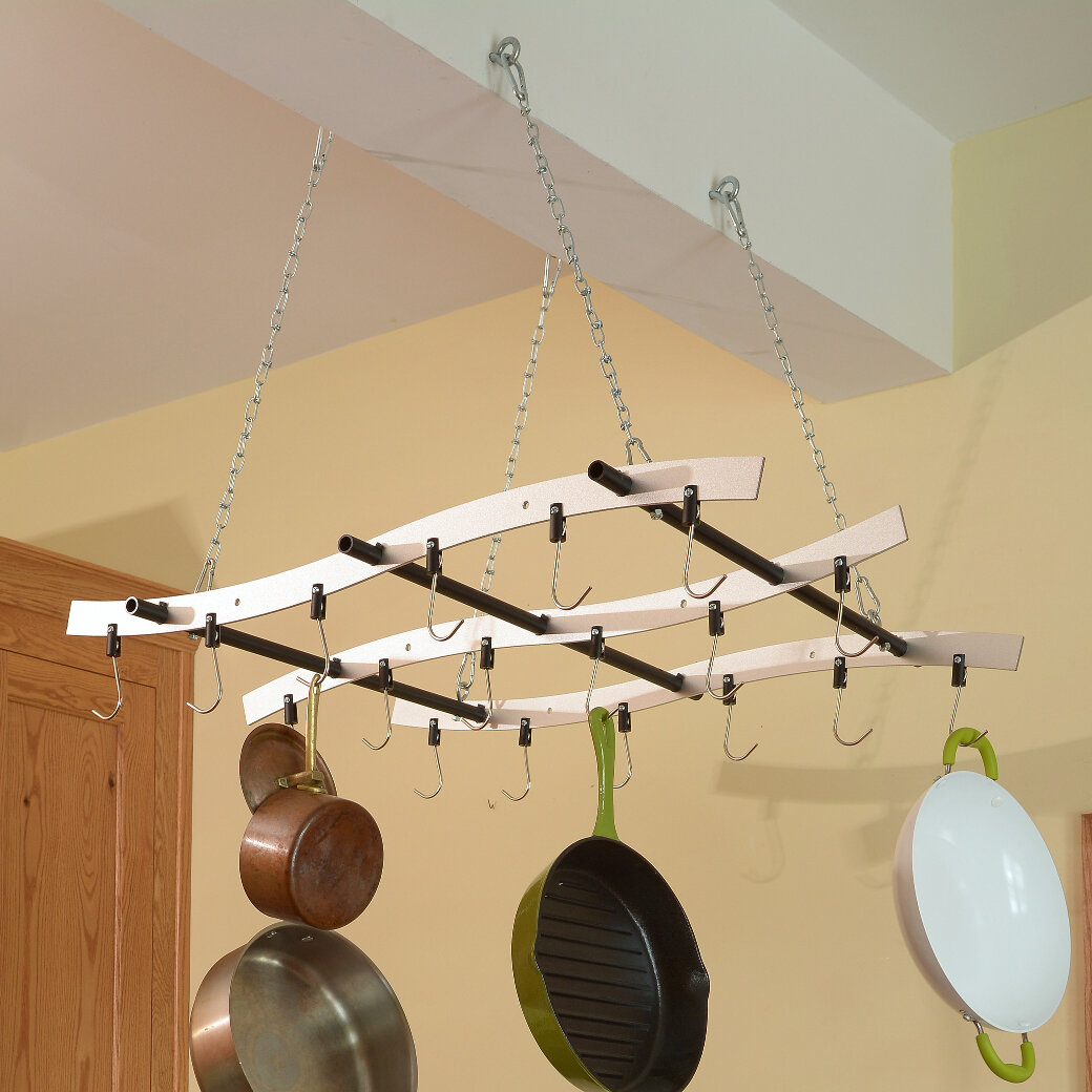 Zojila Madeira Ceiling Mount Pot Rack Wayfair