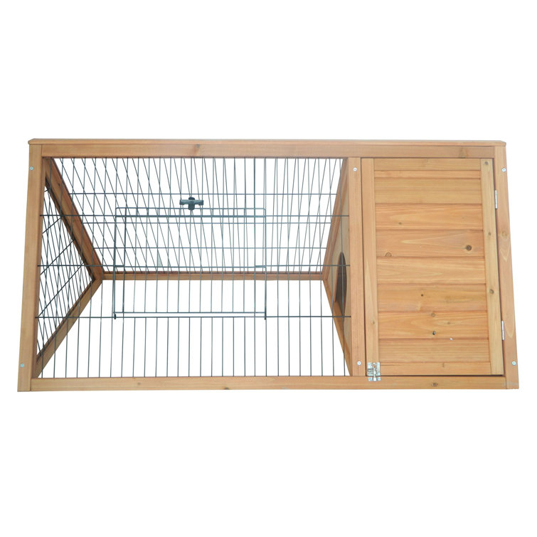 triangular rabbit hutch