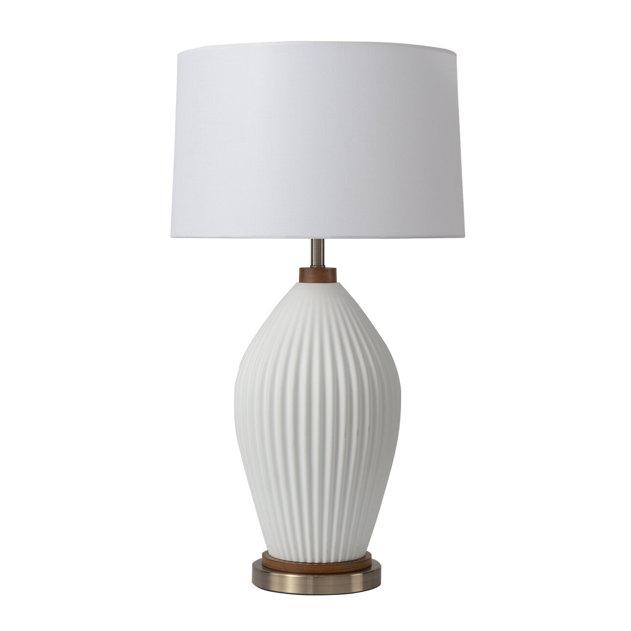 cream clara table lamp